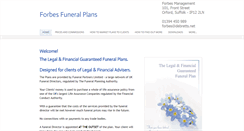 Desktop Screenshot of forbesfuneralplans.com